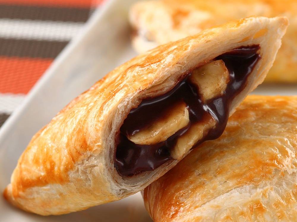 Chocolate Banana Puffs