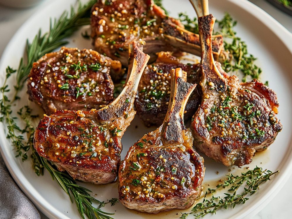 Garlic Herb Lamb Chops