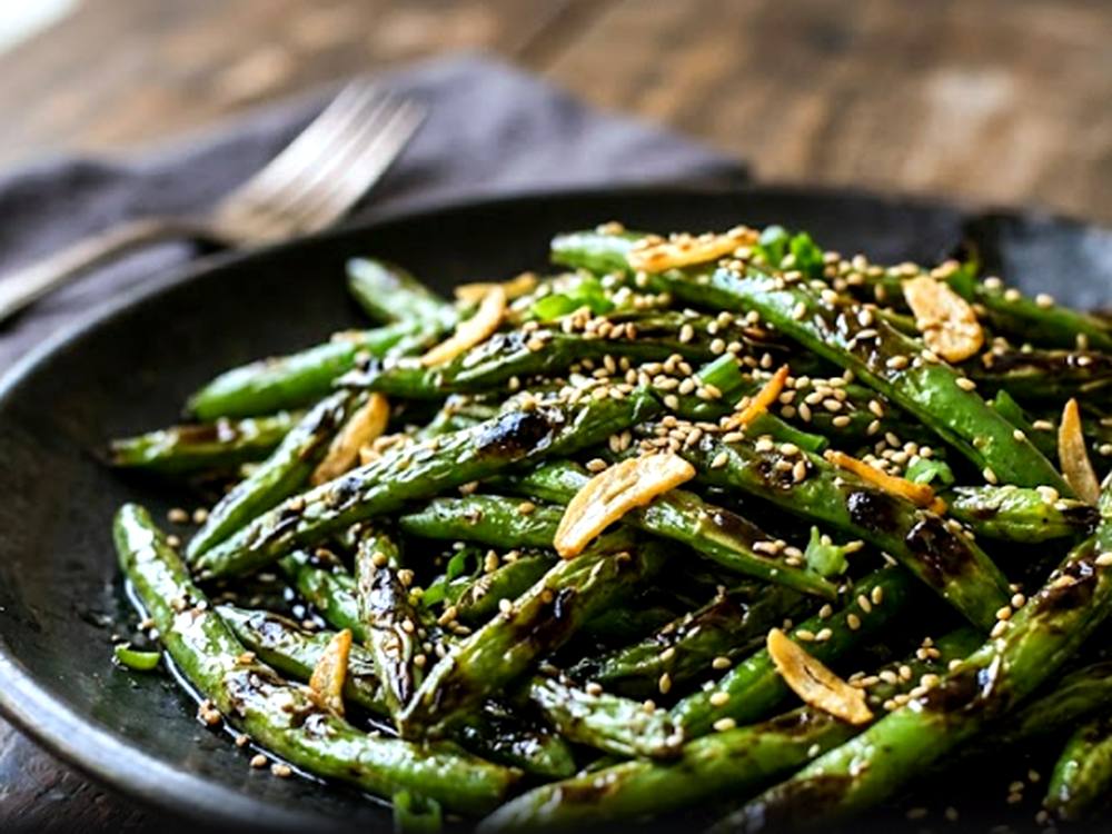 Sesame Garlic Green Beans