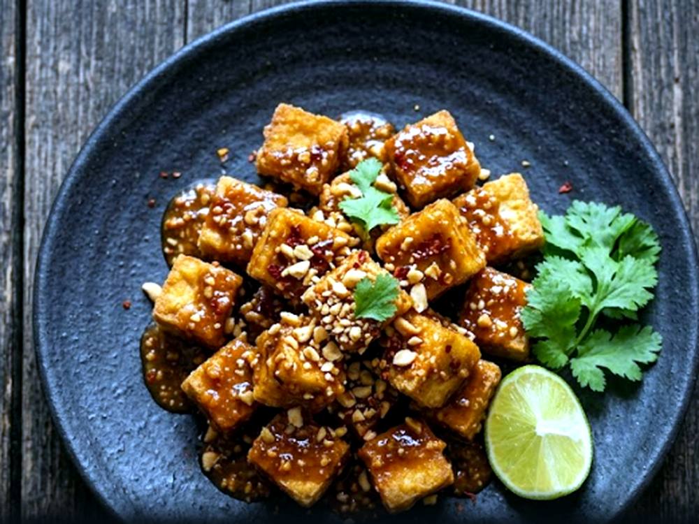 Thai Peanut Tofu Bites